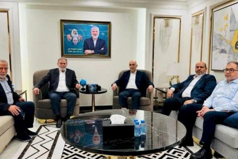 أهم الأخبار حماس والجهاد الإسلامي تبحثان تطورات المفاوضات الجارية بشأن اتفاق وقف إطلاق النار بغزة