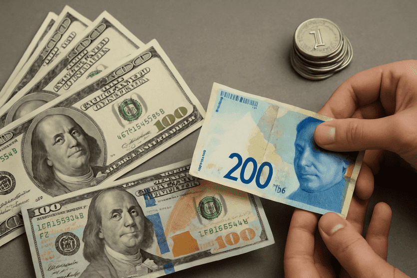 أسعار صرف العملات مقابل الشيكل - ارشيف