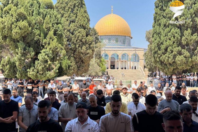 صلاة الجمعة في المسجد الأقصى اليوم