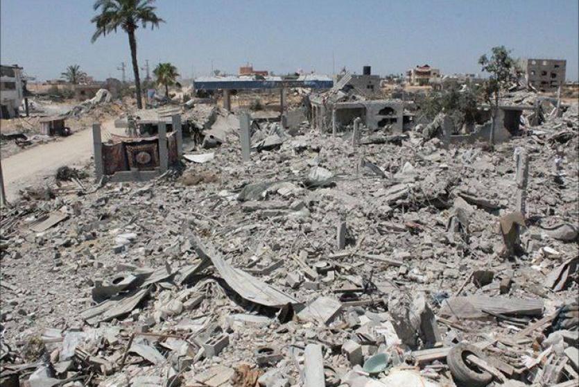 دمار هائل في قطاع غزة 