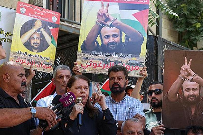 زوجة القيادي الفلسطيني الأسير مروان البرغوثي تناشد ترامب التدخل لدى إسرائيل لإطلاق سراحه