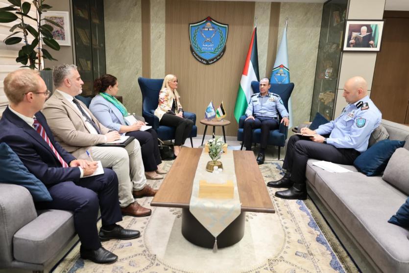 اللواء السقا ورئيسة بعثة الشرطة الأوروبية يبحثان تعزيز التعاون المشترك