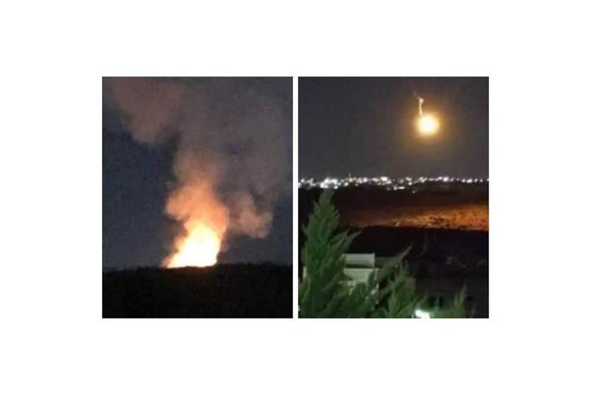 قنابل الاحتلال المضيئة تتسبب في إحراق أشجار زيتون غرب جنين