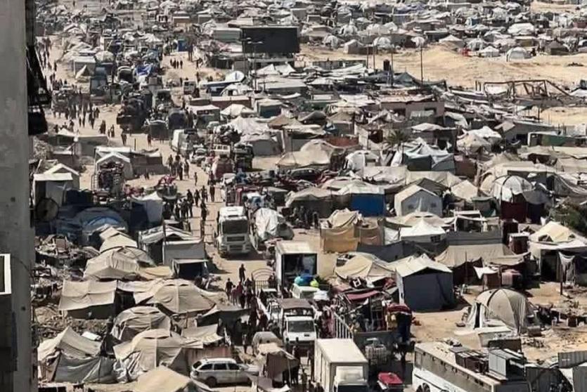 خيام النازحين في خانيونس 