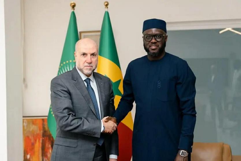 الهباش يبحث مع رئيس البرلمان السنغالي سبل دعم فلسطين وحماية مقدساتها  