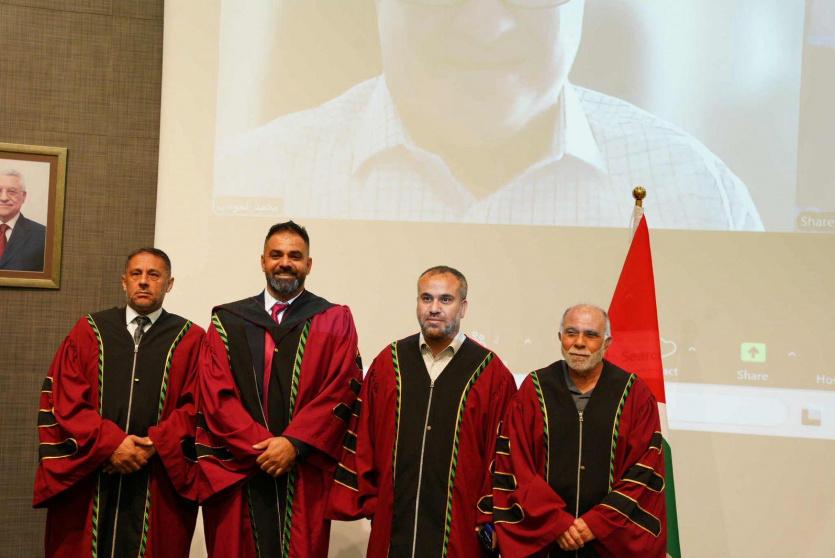 الباحث القانوني بدر زماعرة ينال درجة الدكتوراه بامتياز مع التوصية بالنشر والتبادل من الجامعة العربية الأمريكية