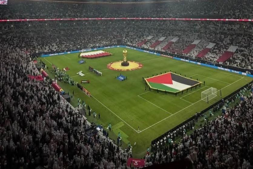 هدف منتخب فلسطين ضد قطر في افتتاح كأس العرب 2025