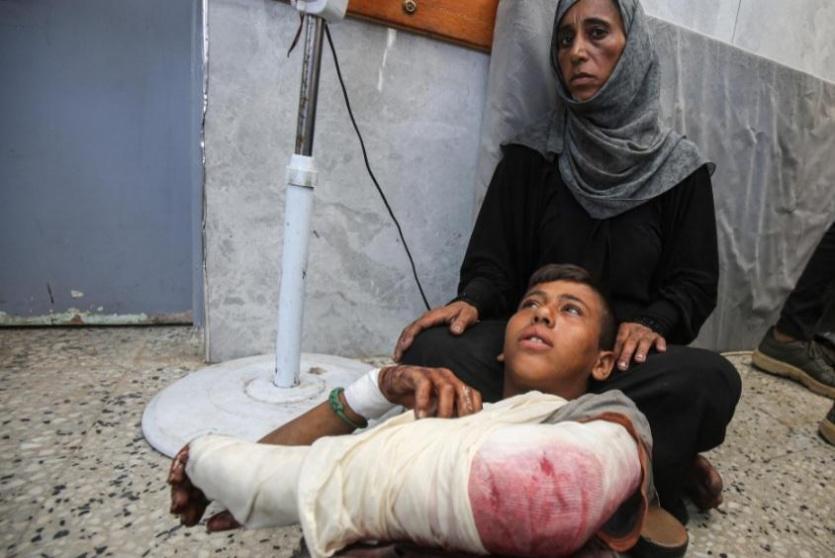 مصاب في غزة 