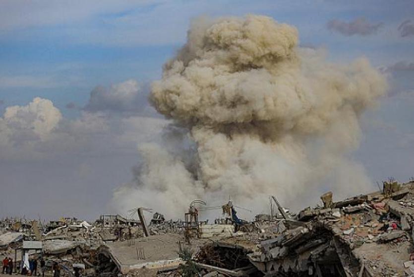 قصف غزة -أرشيف-