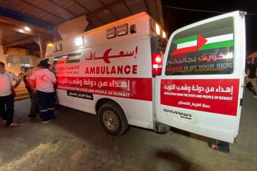 اسعاف فلسطيني -ارشيف-