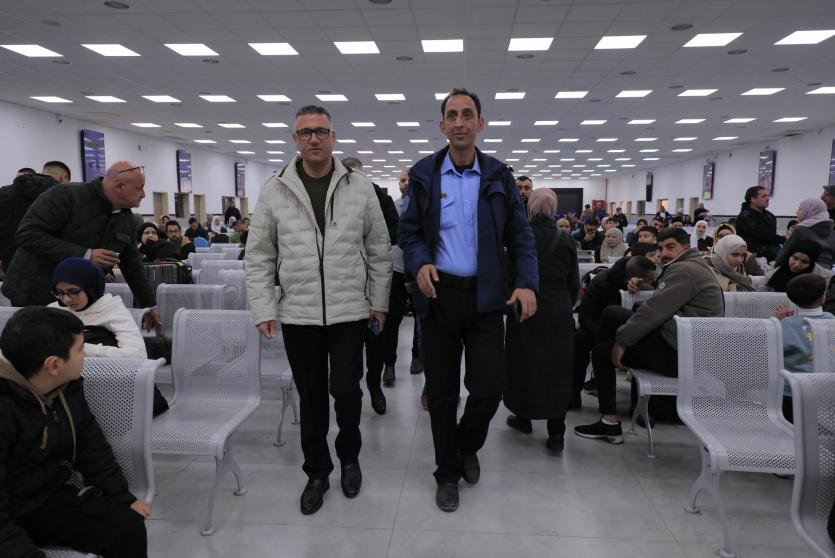 رئيس هيئة المعابر يجري جولة تفقدية لاستراحة المسافرين ويؤكد احترام كرامة المواطنين وتسريع الخدمات