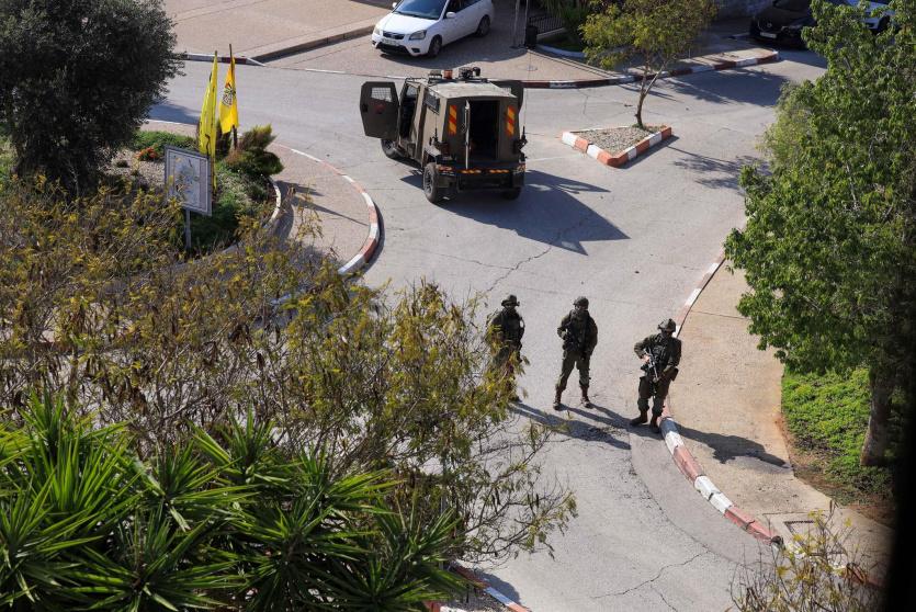 من اقتحام جامعة بيرزيت