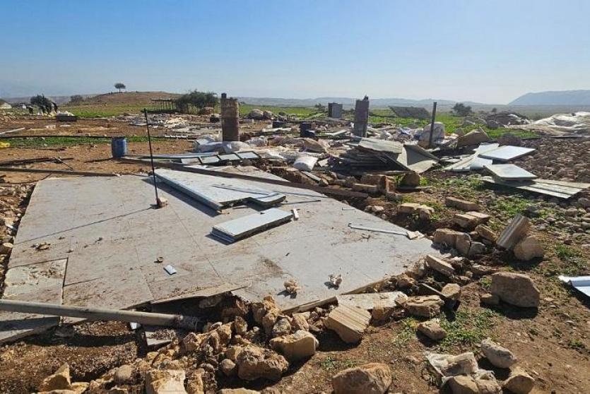 تهجير قسري لـ20 أسرة من تجمع شلال العوجا البدوي شمال أريحا