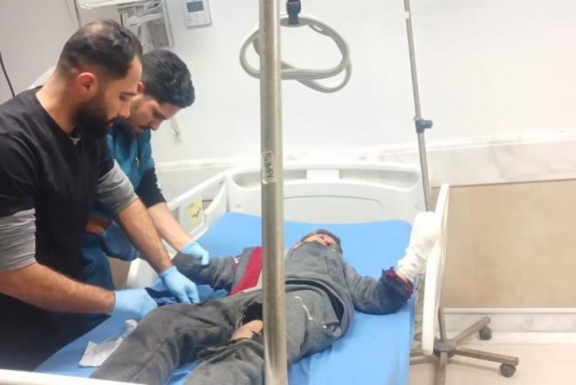 إصابة طفل بانفجار جسم من مخلفات الاحتلال شمال غزة