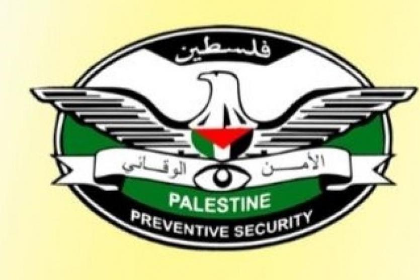 جهاز الأمن الوقائي يصدر بياناً حول الحادث المؤسف في طوباس