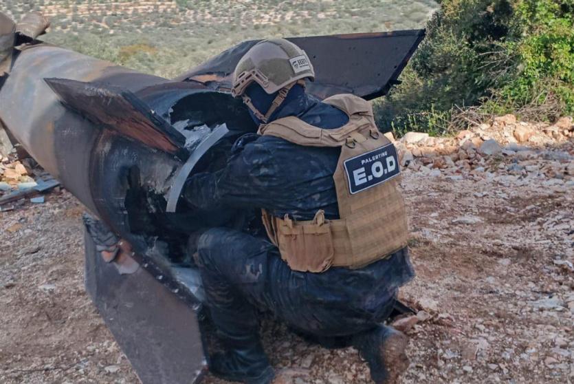 شظايا صواريخ - الضفة