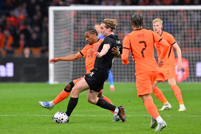 من مباراة هولندا والنرويج