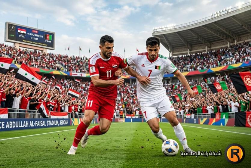 ملخص نتيجة مباراة سوريا وأفغانستان وترتيب المجموعة في تصفيات كأس آسيا