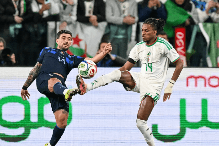 مباراة الجزائر وأوروغواي