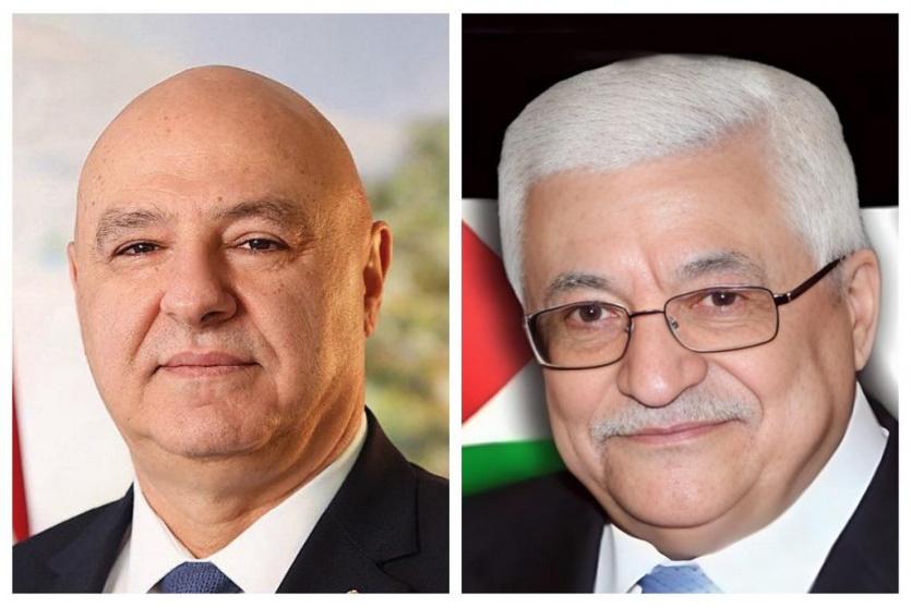 الرئيس عباس يجري اتصالا هاتفيا مع الرئيس اللبناني