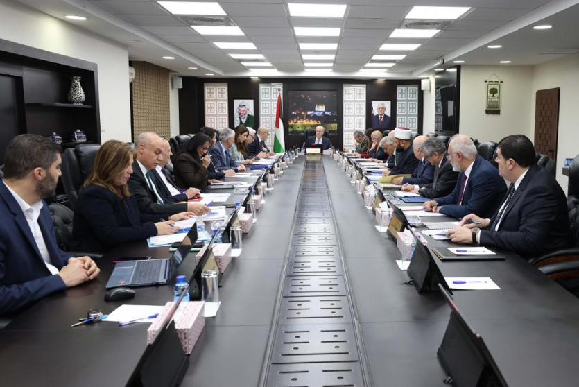 من جلسة مجلس الوزراء اليوم