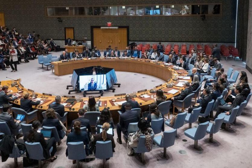 من جلسة مجلس الأمن الدولي