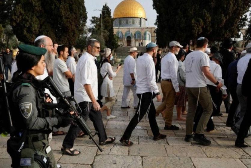 مستوطنون يقتحمون المسجد الأقصى ويؤدون طقوسًا تلمودية